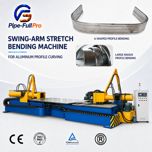 Double Rotating Arm Stretch Bending Machine Professional Profile Bending Equipment for Construction Material Processing - Product Image 1