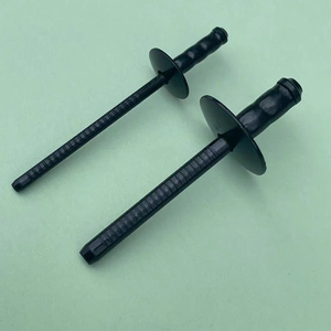 Rivets aveugles en aluminium noir à tête dôme 2,4 mm-6,4 mm, gris anthracite <span class=keywords><strong>RAL</strong></span> <span class=keywords><strong>7016</strong></span>, rivets POP à extrémité ouverte, tailles 3 mm, 3,2 mm, 4 mm - Product Image 5