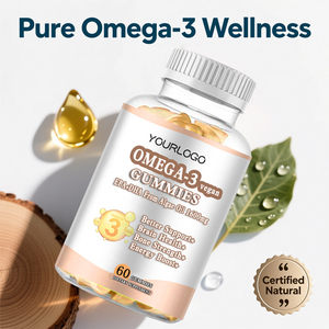 EPA/DHA 大量卸売 深海天然オメガ<span class=keywords><strong>3</strong></span>魚油グミ 3600mg 高濃度 大人用サプリメント 脳と心臓の健康に - Product Image 3