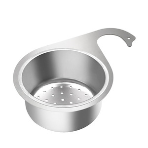 Swan Stainless Steel Hanging Drain <b>Basket</b>, Dry and Wet Separation Garbage Rack, Kitchen Sink Filter Sponge Drain Rack - Product Image 5