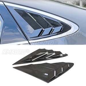 For Hyundai Sonata 2020+ Car Rear Triangle <b>Window</b> Shark Cheek Trim Body Kit Rear Side Vent <b>Window</b> Trim <b>Cover</b> Modification Part - Product Image 3