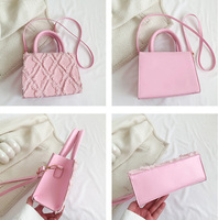 2024 femmes Sac tendance en cuir PU sac fourre-tout luxe à la mode dames sacs à main avec motif de bonbons Portable pour l'été hiver
