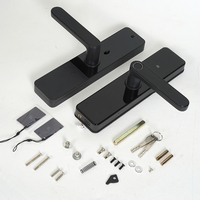 Cerradura digital impermeable de alta seguridad, cerradura inteligente muerta, aplicación WiFi Tuya, cerradura inteligente con huella dactilar sin llave