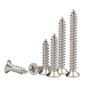 Tornillos de cabeza plana avellanada cruzada de acero inoxidable M1.2 M1.4 M1.6 M1.7 M2 M2.3 M2.6 de fábrica - Product Image 2