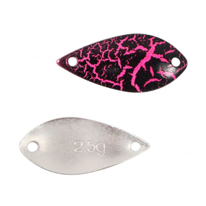 NOUVEAU OEM Lames de spinner métalliques lisses <span class=keywords><strong>pour</strong></span> eau douce 2.5/3.5/5g, outil d'attraction <span class=keywords><strong>pour</strong></span> <span class=keywords><strong>la</strong></span> pêche, accessoires de leurres, Plaice Dohna - Product Image 4
