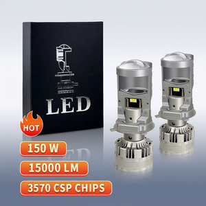 โรงงานผลิตไฟหน้า LED H4 รุ่นใหม่ Luces Led H4 ขายส่ง M6 ชิปความสว่างสูงพร้อมพัดลมระบายความร้อน ไฟหน้ารถยนต์ LED H4 - Product Image 1