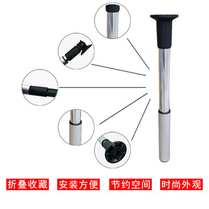 Furniture <b>Leg</b> Telescopic <b>Table</b> <b>Legs</b> 922mm Height <b>Adjustable</b> Aluminum Silver Minimalist Design Easy Installation For <b>Table</b> - Product Image 4