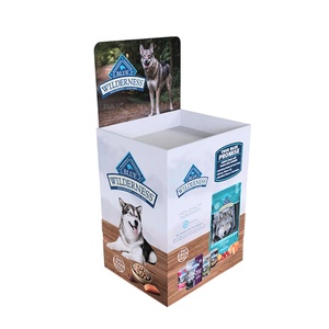 Hot Sale Eco-Friendly Foldable Cardboard Advertising Display <b>Rack</b> for Retail Pet Food & Energy <b>Drink</b> Dump Bins with Custom Logo - Product Image 4