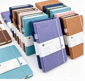 A5 Hardcover New Personalized Notebooks Productivity Paper Blanks <b>Diary</b> Notebook with Colourful Strap - Product Image 1