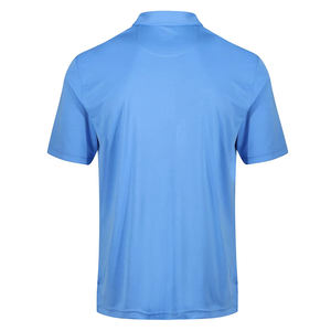 Chemise de golf pour homme, été, classique, Dry Fit, sport, imprimée, tricotée, confort, extensible dans les 4 sens, coupe ajustée, vert émeraude, bouton - Product Image 5