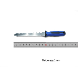 Couteau-scie de survie en plein air, grande taille, en acier inoxydable, <span class=keywords><strong>isolation</strong></span> thermique en laine de roche, 280 mm - Product Image 3