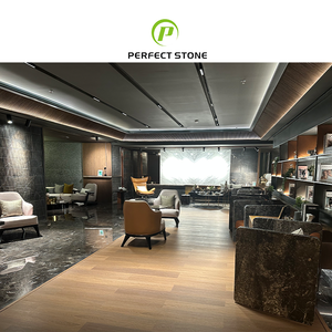 Dalles de marbre du château gris sol en pierre et mur de fond - Product Image 1