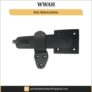 Loquets et verrous de porte en fonte noire, largement utilisés pour la fabrication, pour les acheteurs en gros - Product Image 6