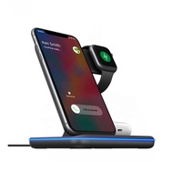 Station de Recharge Sans Fil Multifonctionnelle A5Z 2026 à Vente Chaude, Support de Charge Rapide Type-C 15W 3-en-1
