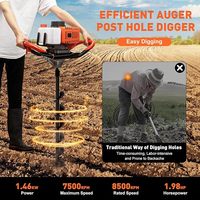 La perceuse à terre de 63cc est simple à utiliser, rapide et efficace pour creuser le sol et durable. Il est robuste et fiable.