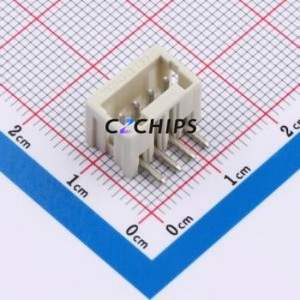 733-364 Plug-in Terminal Block Through hole Component (THT),P=2.5mm Connector 2.5mm Gray Straight Pin 4P - Product Image 1