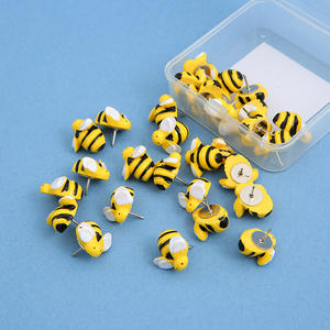 20 pz/scatola carino fai da te fatto a mano puntine da <span class=keywords><strong>disegno</strong></span> Kawaii materiale decorativo <span class=keywords><strong>in</strong></span> resina Pushpins per il calendario della tavola di sughero della scuola - Product Image 4