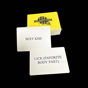 Full Color Deck of Playing Cards Printing Custom Yellow Adult <strong>18</strong>+ Card <strong>Game</strong> With Dices - Product Image 2