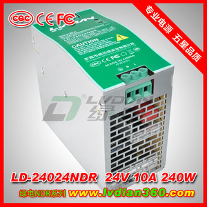 Fuente de Alimentación Ndr para Riel DIN, 24V 10A, Salida Única, Fuente de Alimentación Conmutada CA/CC para Uso Industrial - Product Image 3
