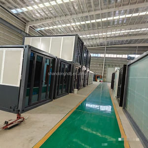 Cabina espandibile 20ft 40ft contenitore in legno casa struttura in acciaio per Hotel ufficio negozio Villa ospedale pieghevole contenitore esterno - Product Image 4