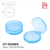 Capuchon de conception unique personnalisable vide surbrillance marque privée emballage de cosmétiques fermoir en plastique ouverture palette d'ombres à paupières