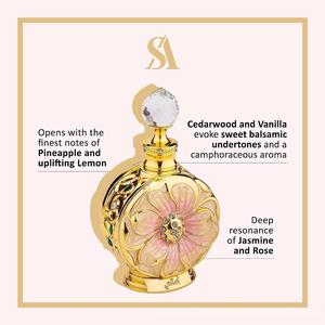 <span class=keywords><strong>Perfume</strong></span> Árabe Layali Rouge para Mujer, Líquido sin Alcohol, de Larga Duración, Aroma Moderno y Lujoso a Rosa, Melocotón, Limón y Coco - Product Image 2