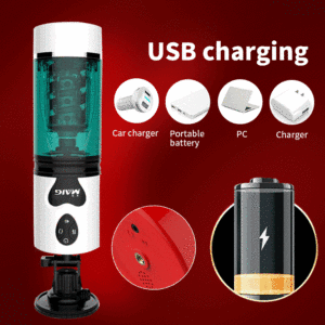 Automatische roterende stotende masturbatie vagina cup zachte elektrische mannelijke masturbatie apparaat met stemfunctie pocket pussy CHIYUAN L--505 - Product Image 3