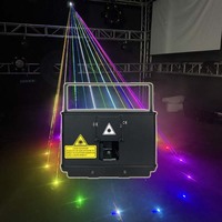 Láser de Escenario de Haz de Color Completo de 1-6W con Efecto de Animación 3D, Luz Láser para Fiestas, Discotecas, Eventos, Teatro, DJ, Bodas, Bares y Clubes