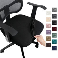 Housses de siège de chaise de bureau FORCHEER housses de coussin de chaise d'ordinateur Jacquard résistant à l'eau