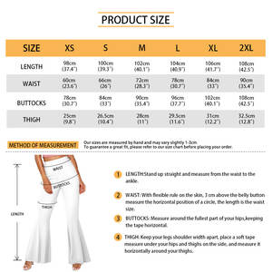 Suministro de fábrica, edredón Aloha personalizado, ajuste holgado, deportes para mujer, Fitness, secado rápido, pantalones acampanados de Yoga, estampado bajo demanda - Product Image 6