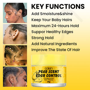 Luxfume 30ml Unisex Edge Control Haircare Organic Hair Enhancing Shine Hidratante Impermeable para cabello africano - Product Image 3