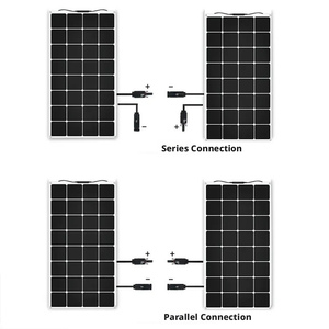 <span class=keywords><strong>Panneau</strong></span> solaire photovoltaïque semi-flexible étanche de 100 à 400 W pour l'alimentation énergétique des voitures, yachts et <span class=keywords><strong>camping</strong></span> - Product Image 3
