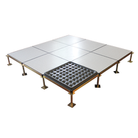 Panneau de plancher surélevé antistatique recouvert d'acier HPL haute résistance avec un design moderne pour centre de données, salle de serveurs, hôpital