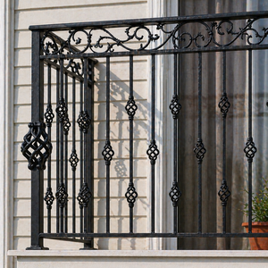 Clôture de villa de luxe classique, garde-corps de balcon - Alliage d'aluminium décoratif, système modulaire, <span class=keywords><strong>installation</strong></span> rapide - Product Image 2