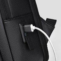 Bolsa para Portátil Delgada, Impermeable, Antirrobo, para Exteriores, con Protección Contra el Polvo, Acceso USB, Forro de Poliéster, Cierre de Cremallera, OEM, Último Modelo