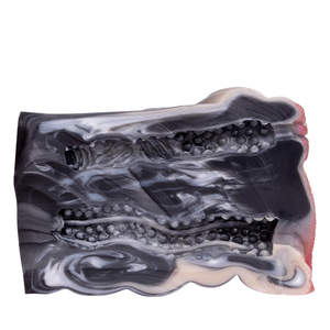 Juguete Sexual Masculino Strange <span class=keywords><strong>Beast</strong></span> Horse Inverted Mold Airplane Cup, Masturbador con Doble Orificio Anal y Vaginal, Canal Roscado - Product Image 4