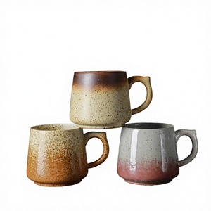 แก้วกาแฟเซรามิกญี่ปุ่นทำมือแบบวินเทจ ลายจุด เป็นมิตรกับสิ่งแวดล้อม เหมาะสำหรับเป็นของขวัญทางธุรกิจ - Product Image 4