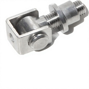 Charnière de portail courte réglable <span class=keywords><strong>M16</strong></span> en acier inoxydable avec écrou à souder pour portails de jardin et clôtures - Product Image 5