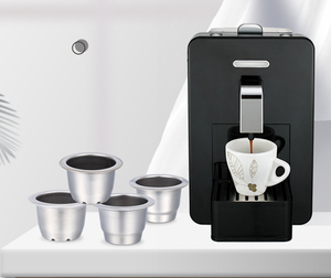 Nouvelles Idées de Produits 2023 Capsules Espresso Réutilisables Dosettes de Café Rechargeables Tasses en Acier Inoxydable Filtres - Product Image 6