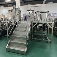 Voedselveilige vacuümhomogenisatormixer 200L met schrapende agitator voor het emulgeren van mayonaise, ketchup en fruitjam