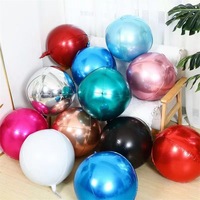 Ballons en feuille 4D de 22 pouces pour la décoration de fêtes d'anniversaire, ballons étoiles à l'hélium pour mariage, fournitures