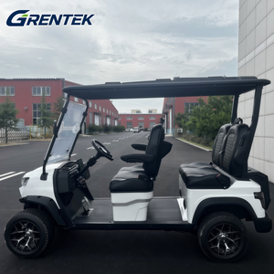 Voiture de golf électrique GR09, 4 places, buggy de golf, buggy de chasse, voiture de golf à batterie, pour routes non publiques - Product Image 1