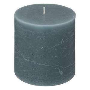Candela Rotonda Blu in Olio D 10 X H 10CM - Product Image 1