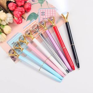 Penna Sfera <span class=keywords><strong>Grande</strong></span> con Diamante e Logo Luminoso, Corpo in Metallo, Punta da 1.0mm, Novità Sportiva, Ideale come Regalo - Product Image 3