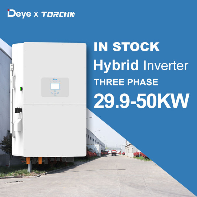 deye Hybrid Inverter 10kw 15kw 20kw 25kw 30kw 40kw 50kw 3 Phase Solar Energy Power Inverter SUN-30K-SG01HP3-EU-BM3