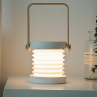 Lanterne LED multifonctionnelle pliable, lanterne Portable, ultralégère, Rechargeable par USB, pour extérieur, bureau, Camping, mah