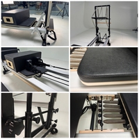 Machine de Pilates Reformer Professionnelle en Aluminium de Haute Qualité avec Tour pour Studio Commercial et Fitness