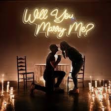 Professional Dimmable Marry Me LED Signage <b>USB</b> Powered Acrylic Wall Art for Hotel Bar Wedding Decor - Product Image 4