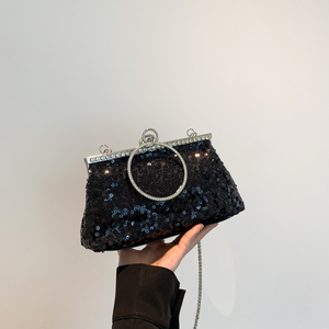Wholesale New <strong>Handbags</strong> 2024 Light Lady Fashion <strong>Sequined</strong> Bags Lady Design Purses for Young Woman - Product Image 5