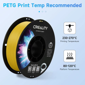 ไส้พิมพ์ 3 มิติ Creality 1 กก. PETG ขนาด 1.75 มม. ไม่พันกัน ยึดติดแน่น ความแม่นยำ +/-0.02 มม. สำหรับเครื่องพิมพ์ FDM - Product Image 5